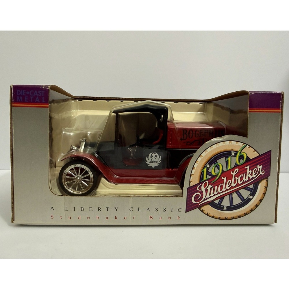 Vintage Limited Edition Liberty Classics 1916 Studebaker Diecast Bank Boxed